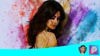HOW TO MAKE FEATHER PAINTING IN PICSART