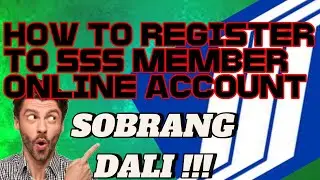 HOW TO REGISTER SSS MEMBER ONLINE ACCOUNT 🤔 #sss #tipsandtricks