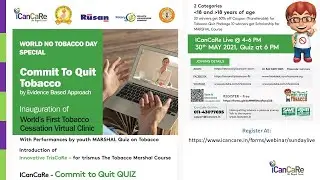 World No Tobacco Day Special 2021 -  Commit To Quit Tobacco 30th May 2021
