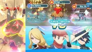 The Sinnoh Sprinters vs. Area 10 Anabel | Pokémon Masters EX