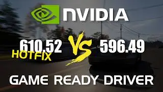 NVIDIA DRIVER 610.52 HOTFIX TEST (vs 596.49) – RTX 5080