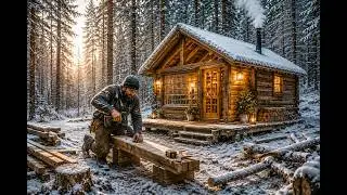 Building a Winter Survival Cabin from a Foil Tent | by @Life-in-Wild1