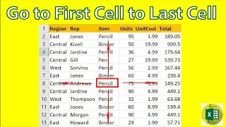 Go to the Last Cell of a Column or a Row on Excel | Super Easy Shortcut | Excel Expert