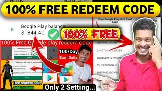 100% free google play redeem code | how to get free redeem code for play store