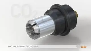 WEH® TW52 - Quick connector for filling of gas cylinders