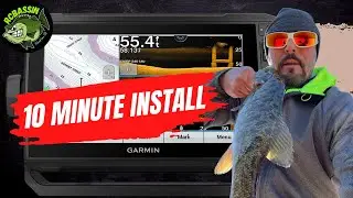 10 Minute Installation Garmin Echo Map 93SV UHD | Bass Tracker Classic XL Console #Garmin #Tracker