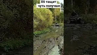 Проедет? квадроцикл cf moto x6 в глубокой грязи