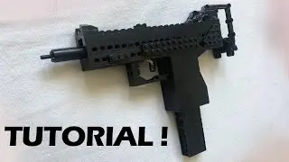 Lego Mac-11 (working Rubber Band Gun) Tutorial / Instruction