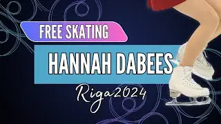 Hannah DABEES (EGY) |Junior Women Free Skating | Riga 2024
