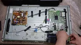 Repair of LED backlight LG 32LA620V ZA / Image disappears, sound is present / LED replacement