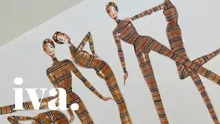 STEP BY STEP Illustrating Burberry Signature Pattern, Fashion Illustration l  Studio Iva