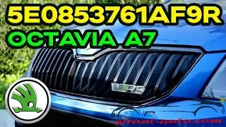5E0853761AF9R Окантовка решетки радиатора Skoda Octavia A7
