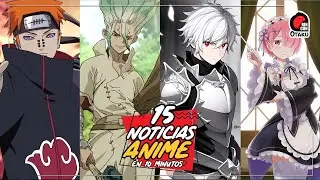 🤯 15 noticias de ANIME ÉPICAS que te dejarán SIN ALIENTO en 10 minutos