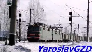 ГЖД ВЛ80С 2503 и ЭД9М 0134