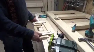 Входная деревянная дверь . ЧАСТЬ 2 . (Entrance wooden door. p2)