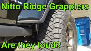 Nitto Ridge Grapplers - Are they loud?
