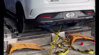 GLE63 M157 #redstarexhaust Downpipes Etuners Dyno Tune