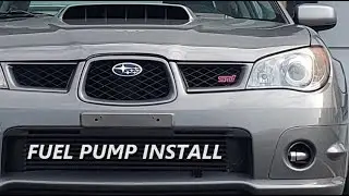 STI fuel pump install...