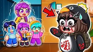 😱 Gugugaga Got Infected by a Scary Bug While Rumi Watched At 3AM| Kpop Blox