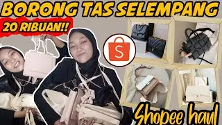 SHOPEE HAUL TAS SELEMPANG MURAH || START FROM 10RB😲