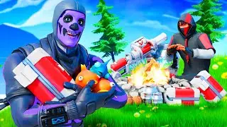 Winning a Fortnite Tournament Only Healing the Entire Game! (0 eliminations)
