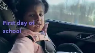 FIRST DAY OF PRE-SCHOOL in USA🎒|| #littlelion3317 #firstdayofschool #trendingvideos #trendingnow ||