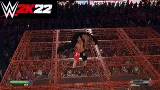 WWE 2K22 - The Undertaker VS Brock Lesnar | Hell in a Cell Match | Universal Title