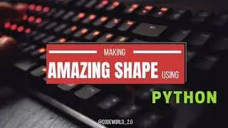 Python program to print amazing pattern star ⭐ using 🐢 