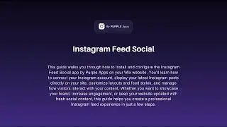 How to Add an Instagram Feed on Wix
