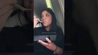 Tudo que eu como em um voo de 9 horas de Portugal até o Brasil