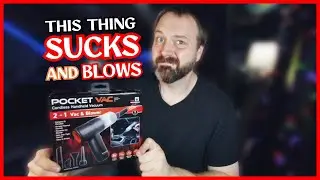 Unboxing & Review: Pocket Vac - Portable Vacuum Cleaner