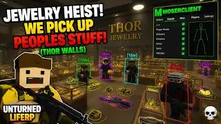I Used MoserClient to ROB the Jewellery Heist 💀 (Unturned LifeRP)