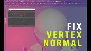 Fix vertex normal after extract faces in Maya
