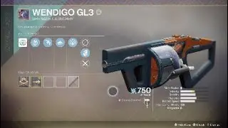 Destiny 2 Wendigo GL3 4/6/-5/8/2019