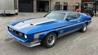 1971 FORD MUSTANG MACH 1 Startup Engine & In Depth Tour