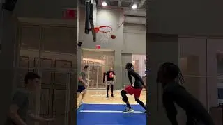 Become More Explosive: Increasing Work Capacity! Lob Drill on the AirTrack (Samkelo Cele) #dunk