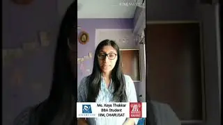 Keya Thakkar BBA Student IIIM | CHARUSAT | Campus Official