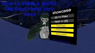 How to make a Gorilla Tag mod menu | Full Tut
