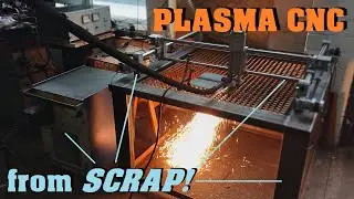 I built a CNC Plasma Cutting Table from Scrap!