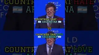 countries that hate Argentina vs countries that love Argentina#shorts#viralshorts