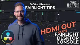 Blackmagic Design's Fairlight Desktop Console | HDMI OUTPUT & VISUAL FEEDBACK | Davinci Resolve