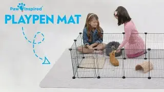 Playpen Mat | Paw Inspired® Super Absorbent Fur-Resistant Fleece Pet Mat