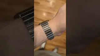 The Cartier Santos ADLC on bracelet 