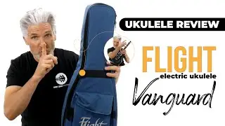 🌟EXCLUSIVE LOOK of the NEW Flight Vanguard Electric Ukulele! | 