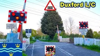 (Halogen Lights) Duxford Level Crossing, Cambridgeshire