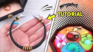 DIY Новый Леди Баг и Супер-кот | Как сделать Собачий Чудо-жук черное ошейник-колье Barkk Kwami