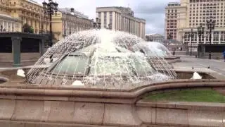Фонтаны Охотный ряд  10.06.2014