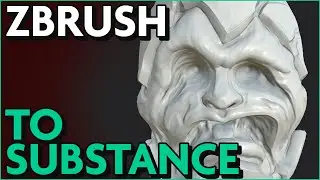 Zbrush Exporting & Baking in SUBSTANCE PAINTER!