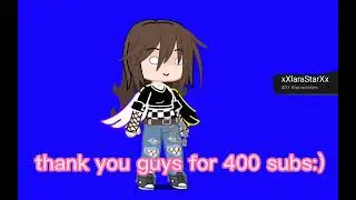 ❤thank you all for 400 subscribers❤
