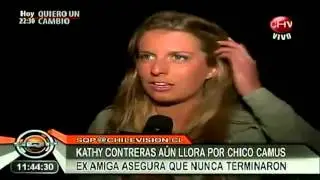 Sqp-Ex amiga asegura que nunca terminaron/Kathy Contreras aun llora por Chico Camus
